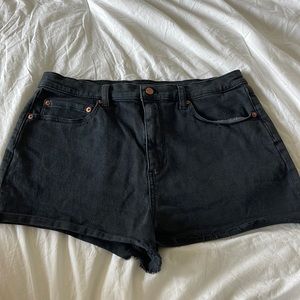 Pink Brand- Black jean shorts